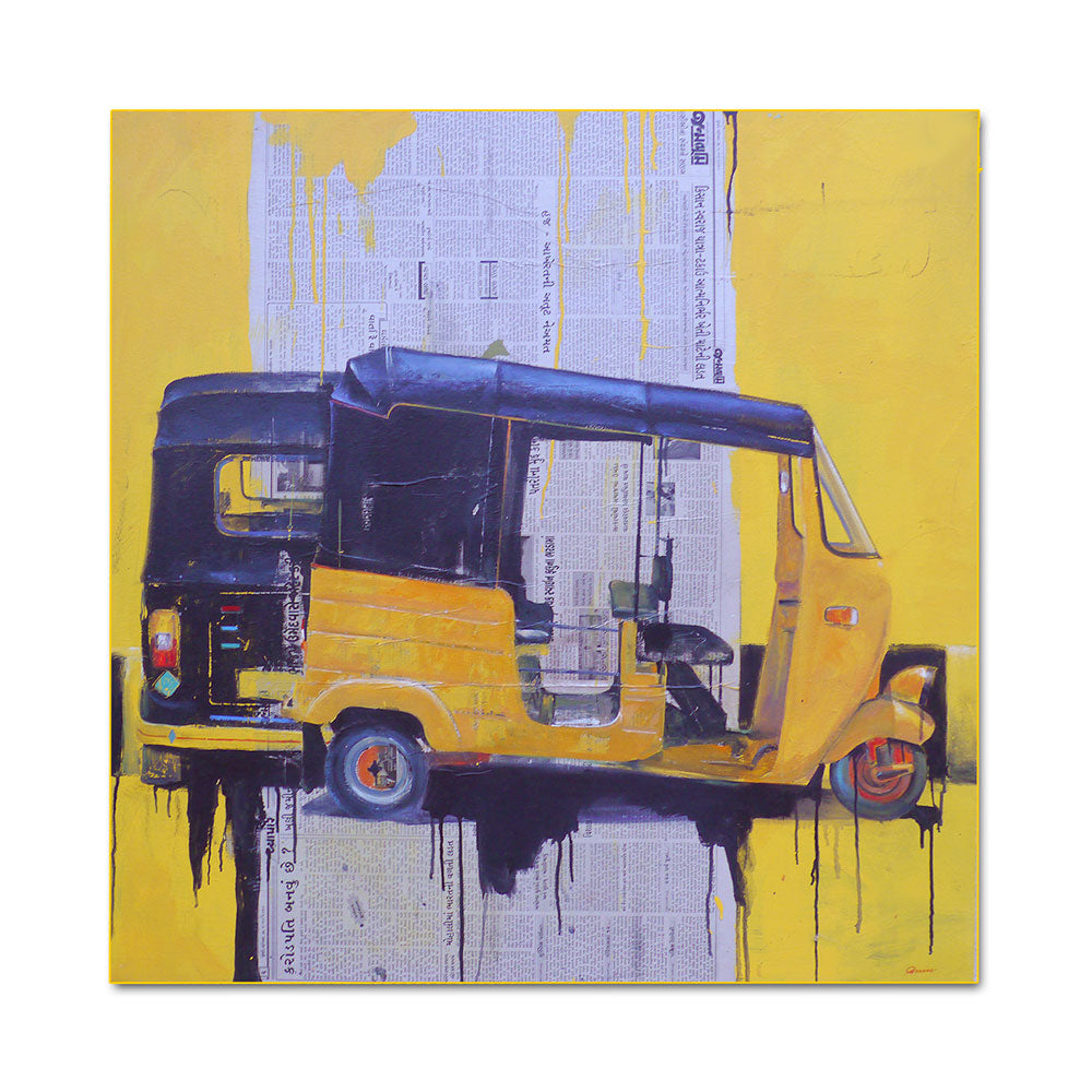 Rickshaw Noir jaune